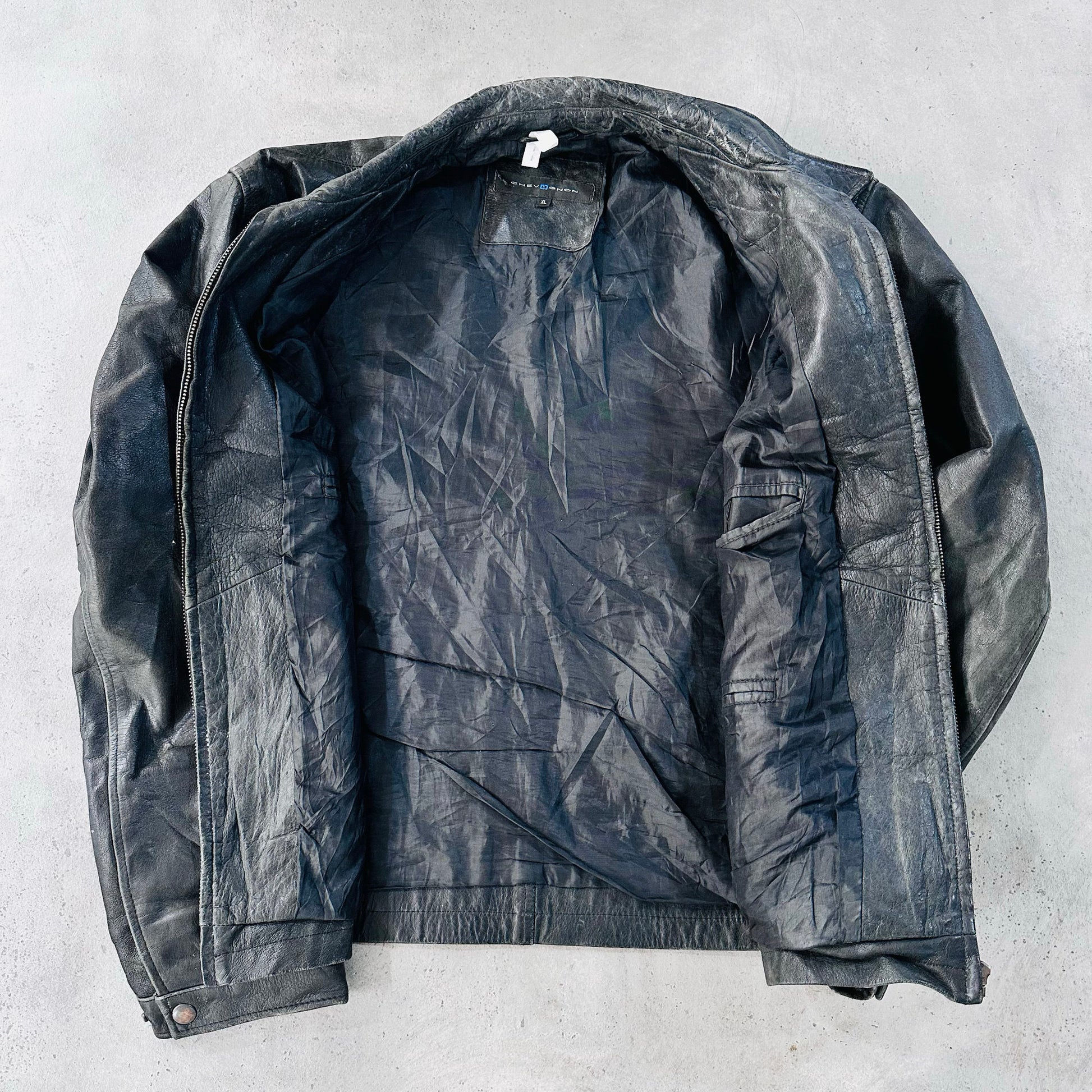 Vintage 70s-90s France Chevignon Retro Leather Jackets