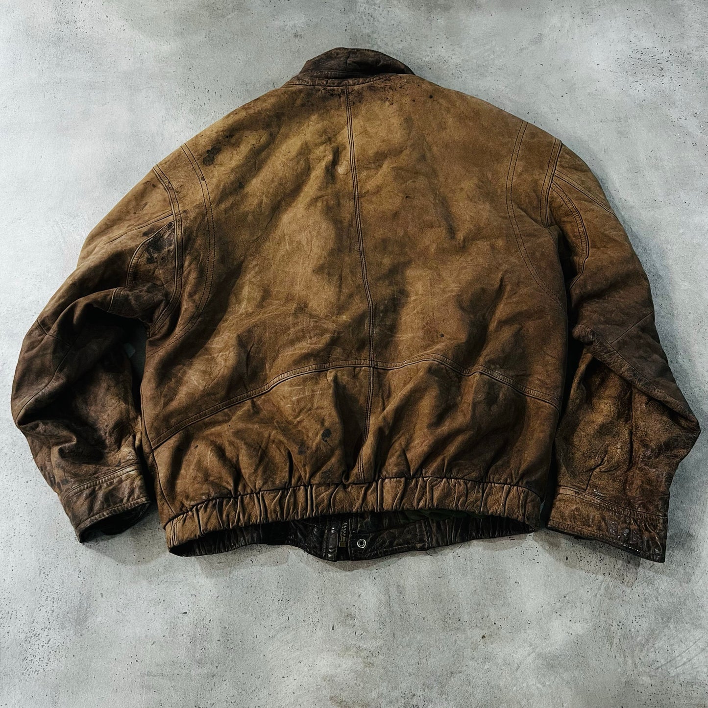 Vintage 70s-90s South Korea Retro Leather Jackets