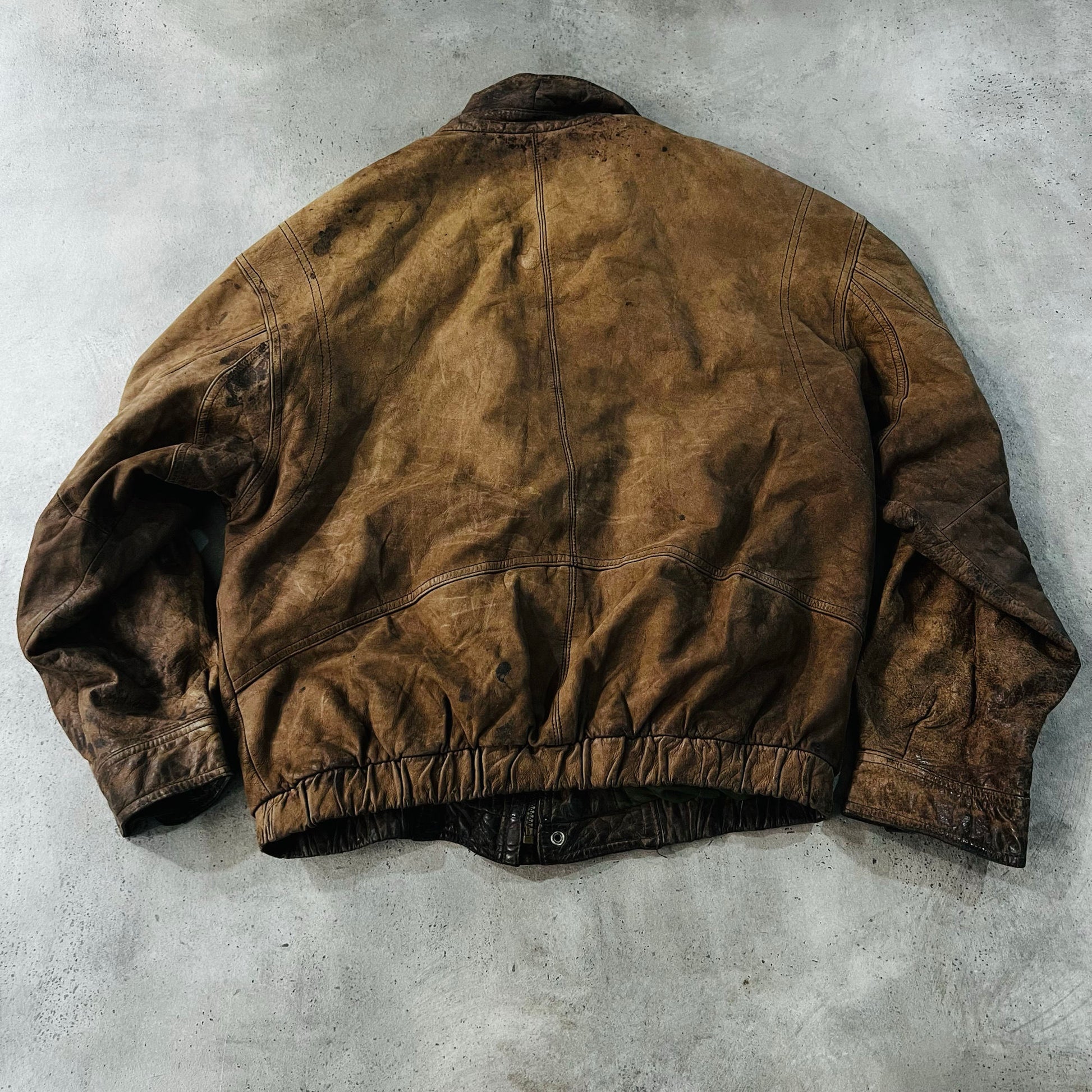 Vintage 70s-90s South Korea Retro Leather Jackets