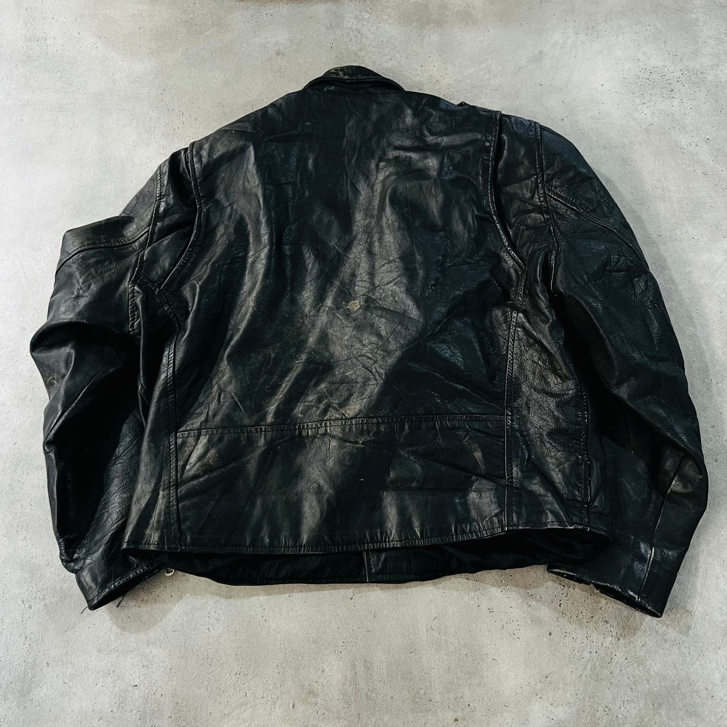 Vintage 70s-90s Retro Double Rider Leather Jackets