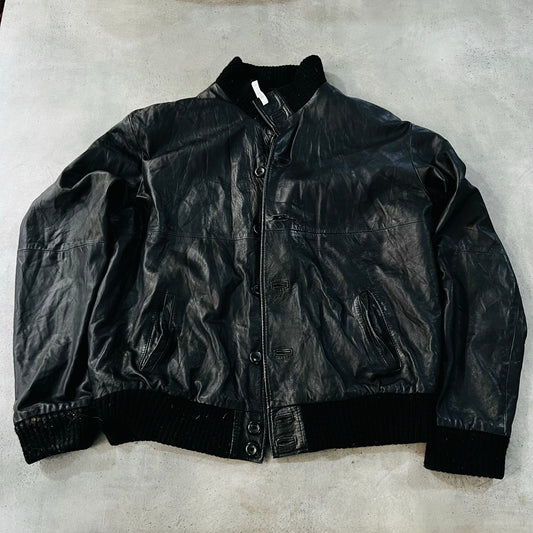 Vintage 70s-90s Italy Retro Flight Leather Jackets