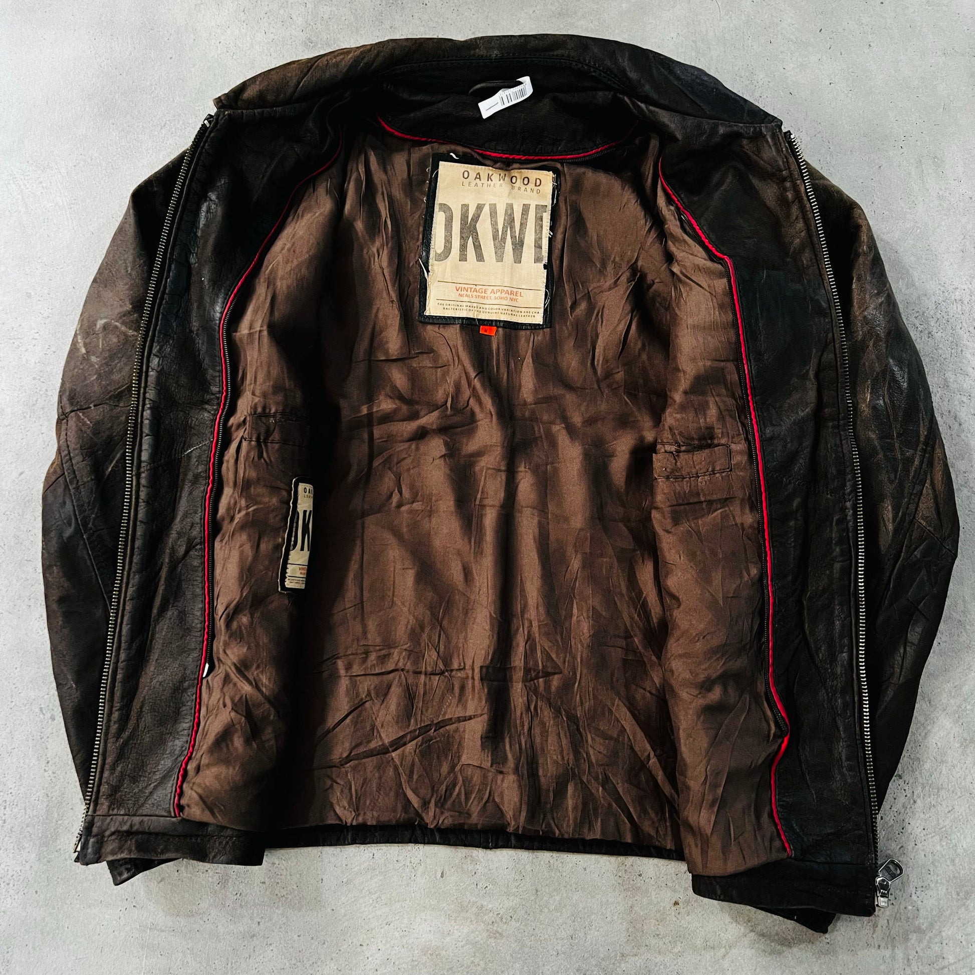 Vintage Oakwood Retro Leather Jackets
