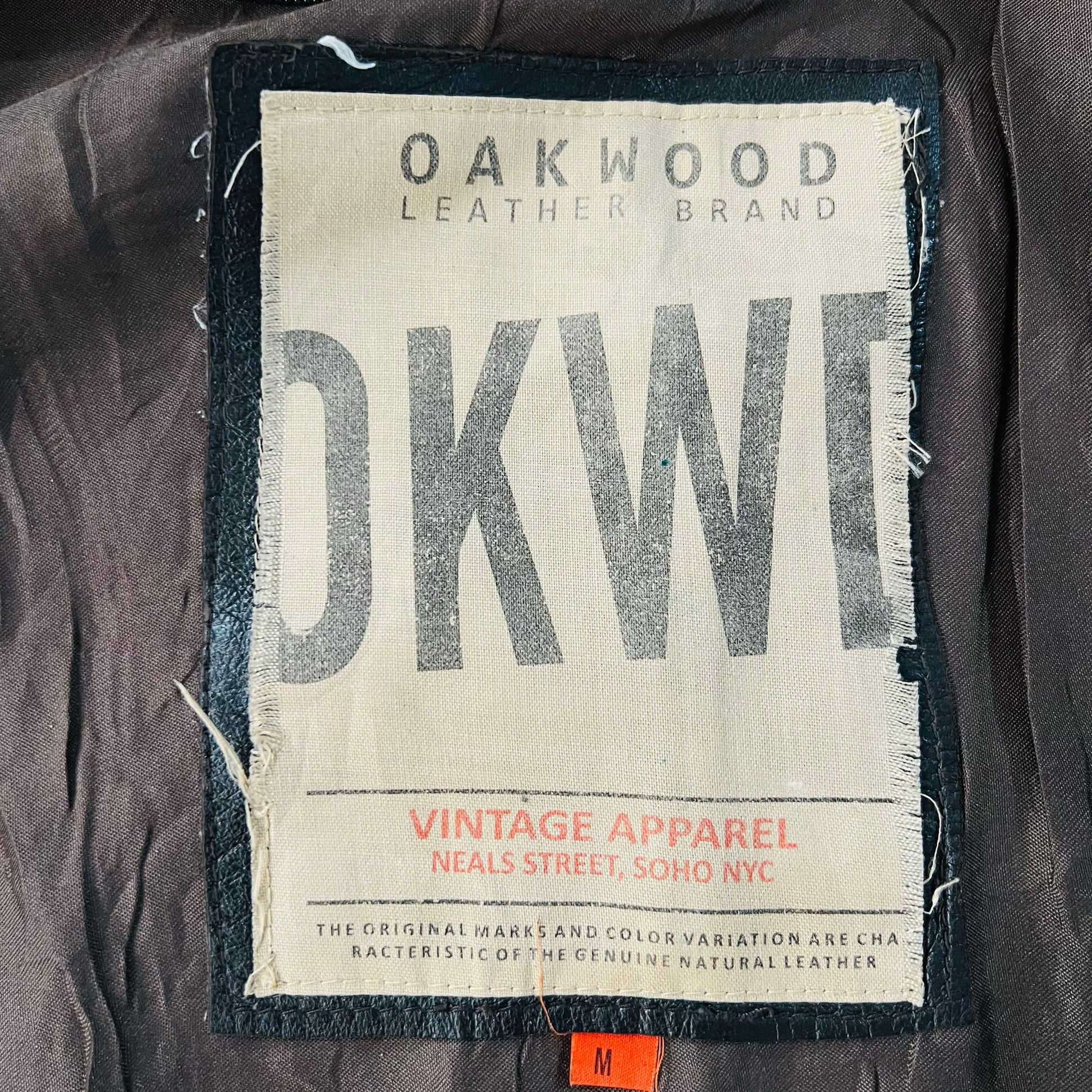 Vintage Oakwood Retro Leather Jackets