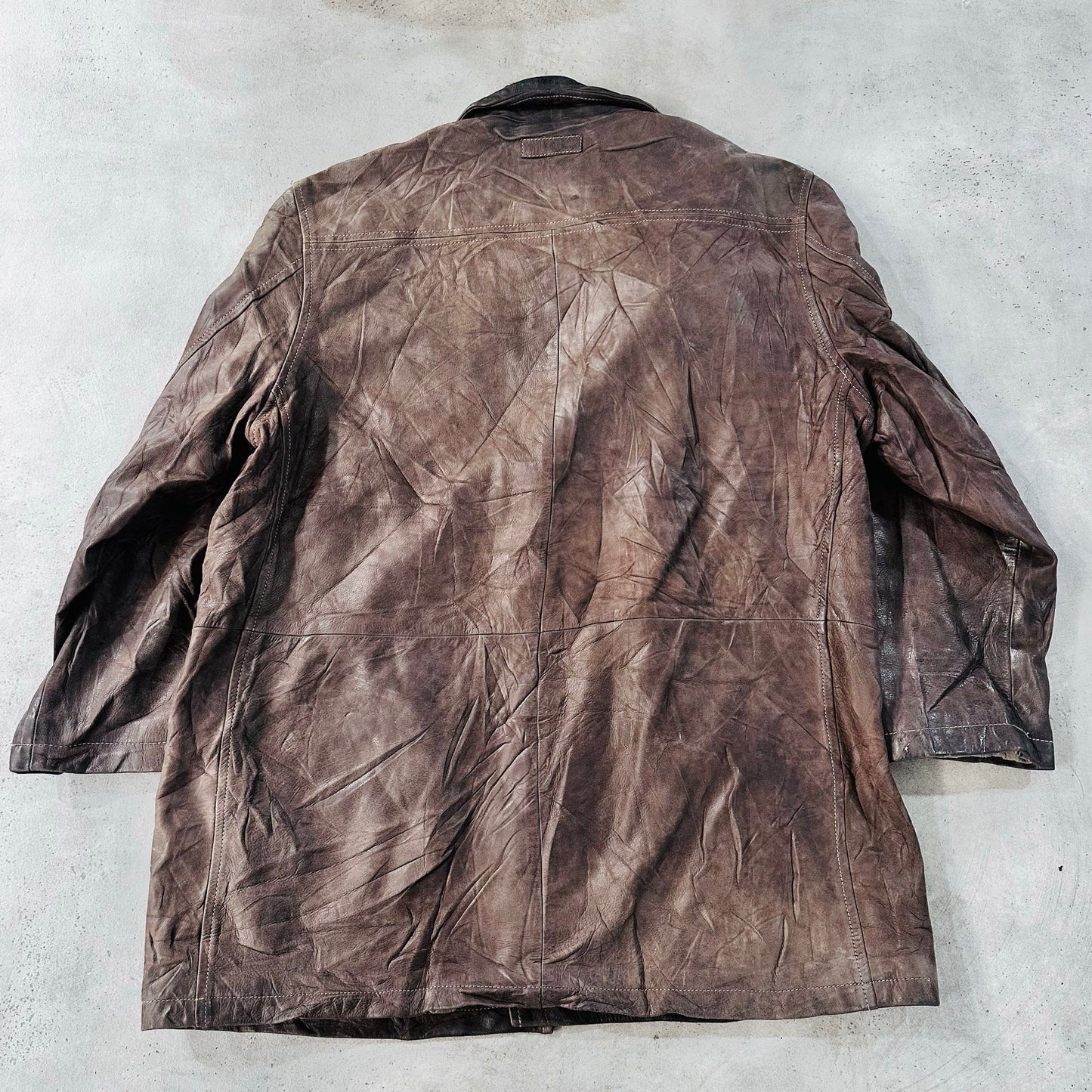Vintage 70s-90s Romania Marlboro Retro Leather Jackets