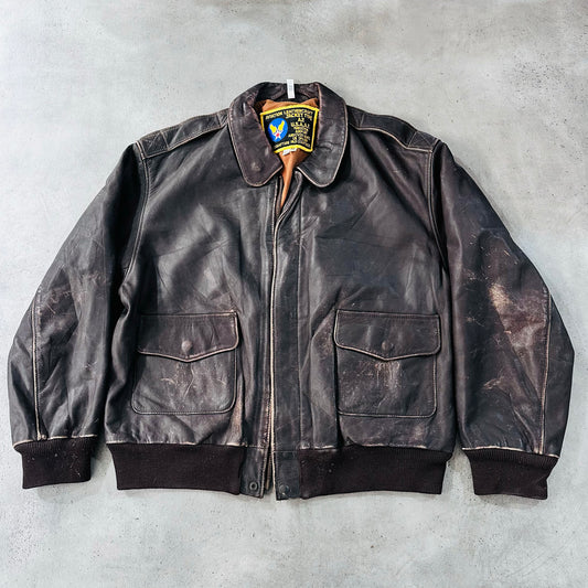 Vintage England Military A-2 Leather Jackets