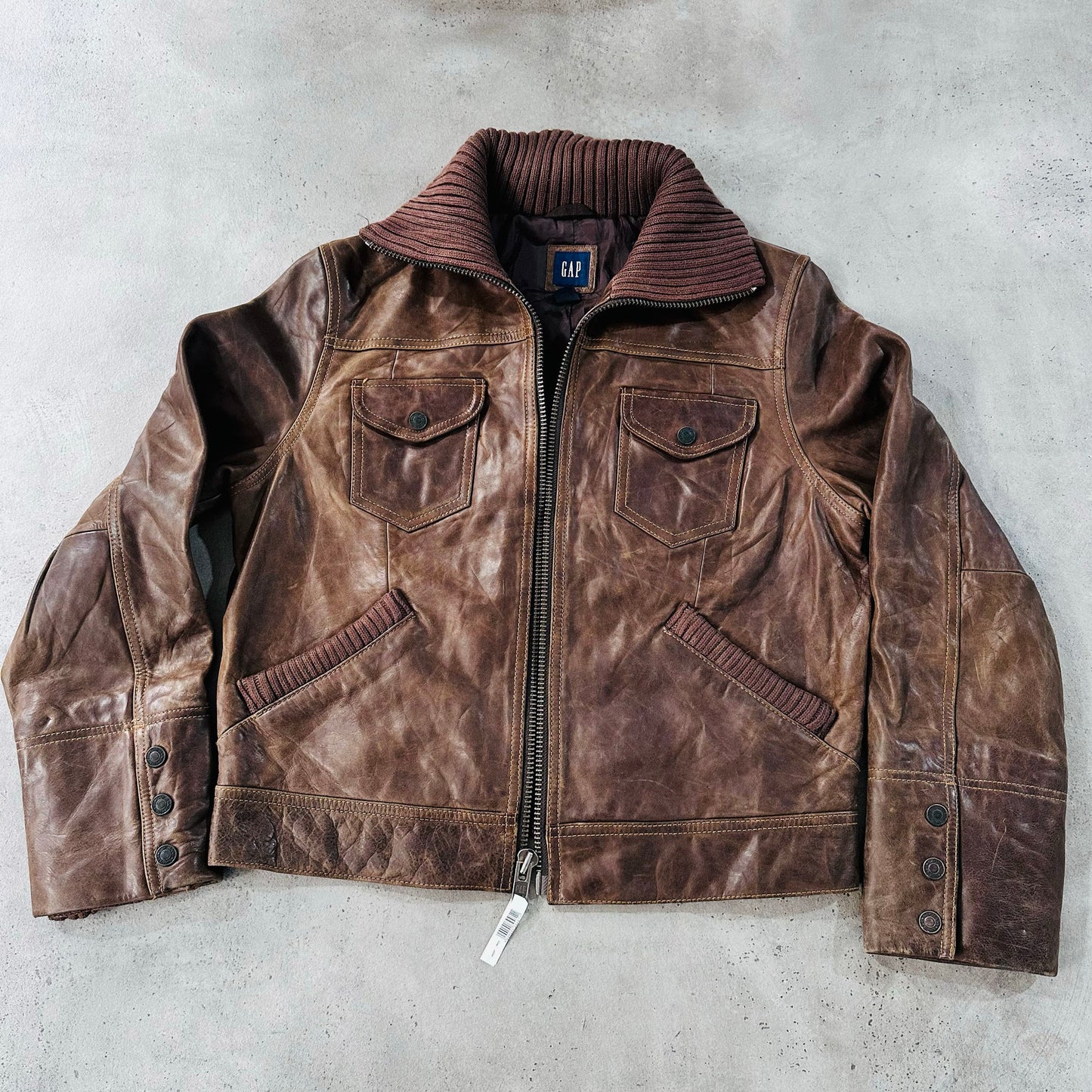 Vintage Gap Retro Flight Leather Jackets