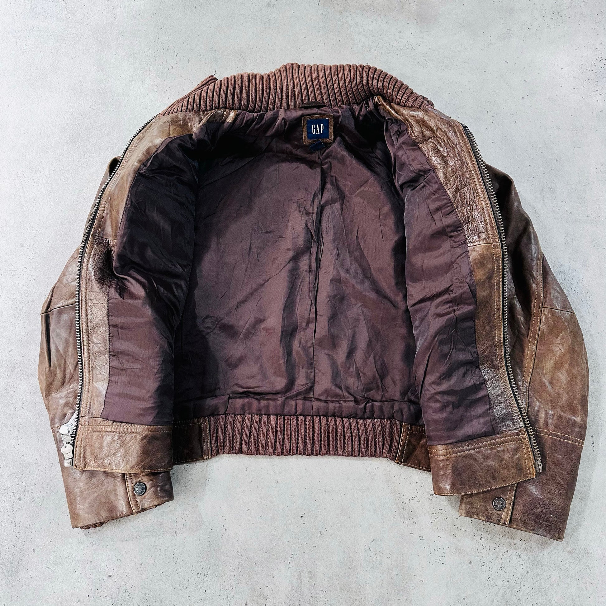 Vintage Gap Retro Flight Leather Jackets