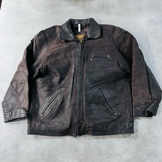 Vintage France Oakwood Retro Leather Jackets