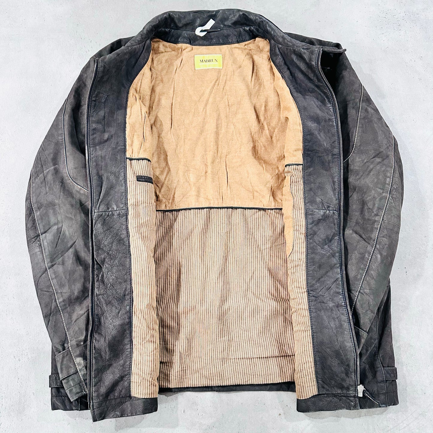Vintage Italy Retro Leather Jackets