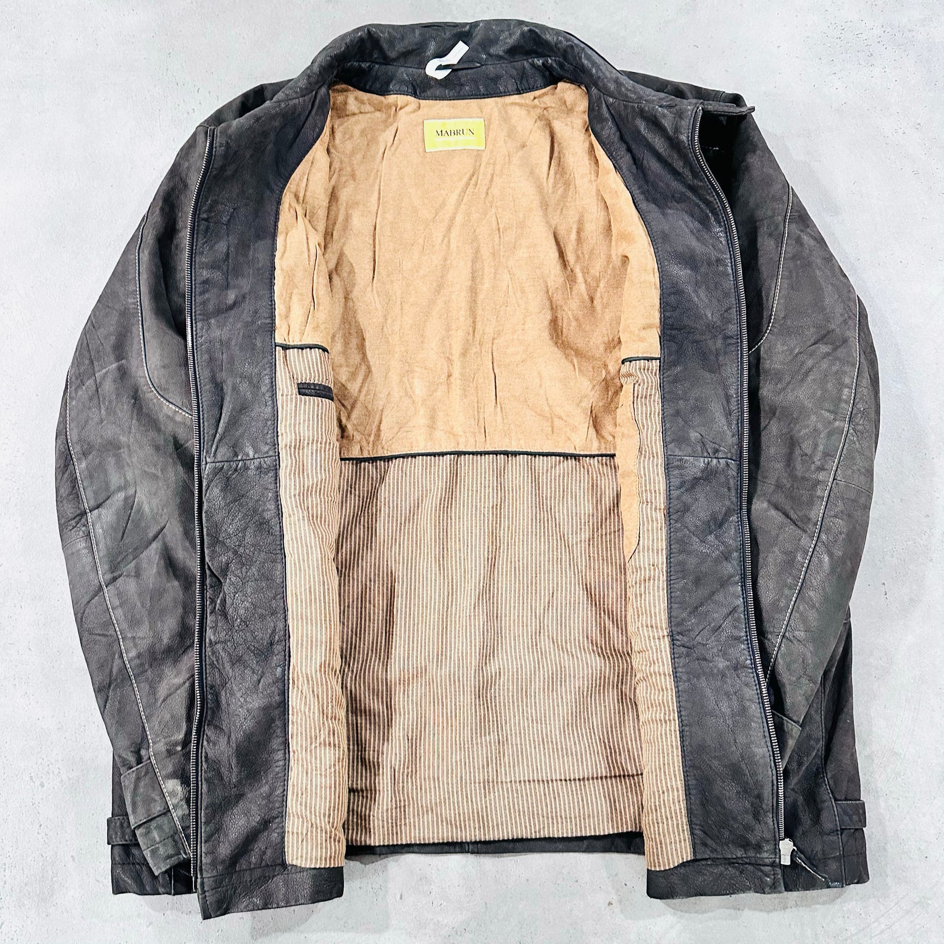 Vintage Italy Retro Leather Jackets