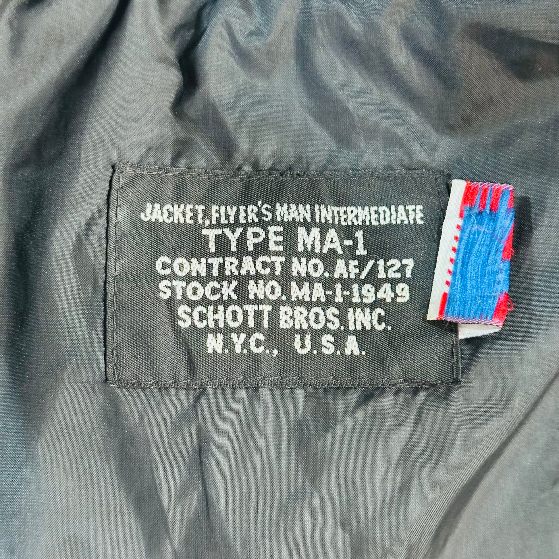 Vintage 70s-90s USA Schott Military Flight Leather Jackets