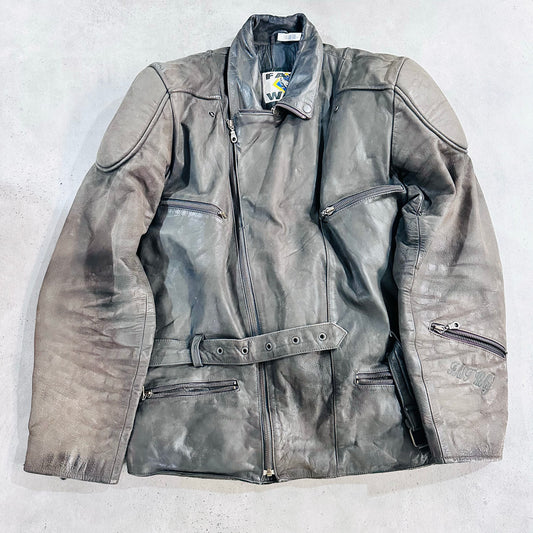 Vintage Germany Retro Double Rider Leather Jackets
