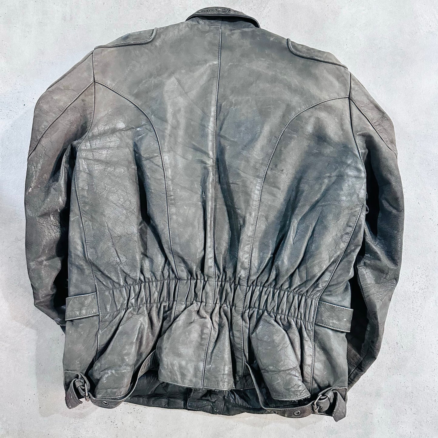 Vintage Germany Retro Double Rider Leather Jackets