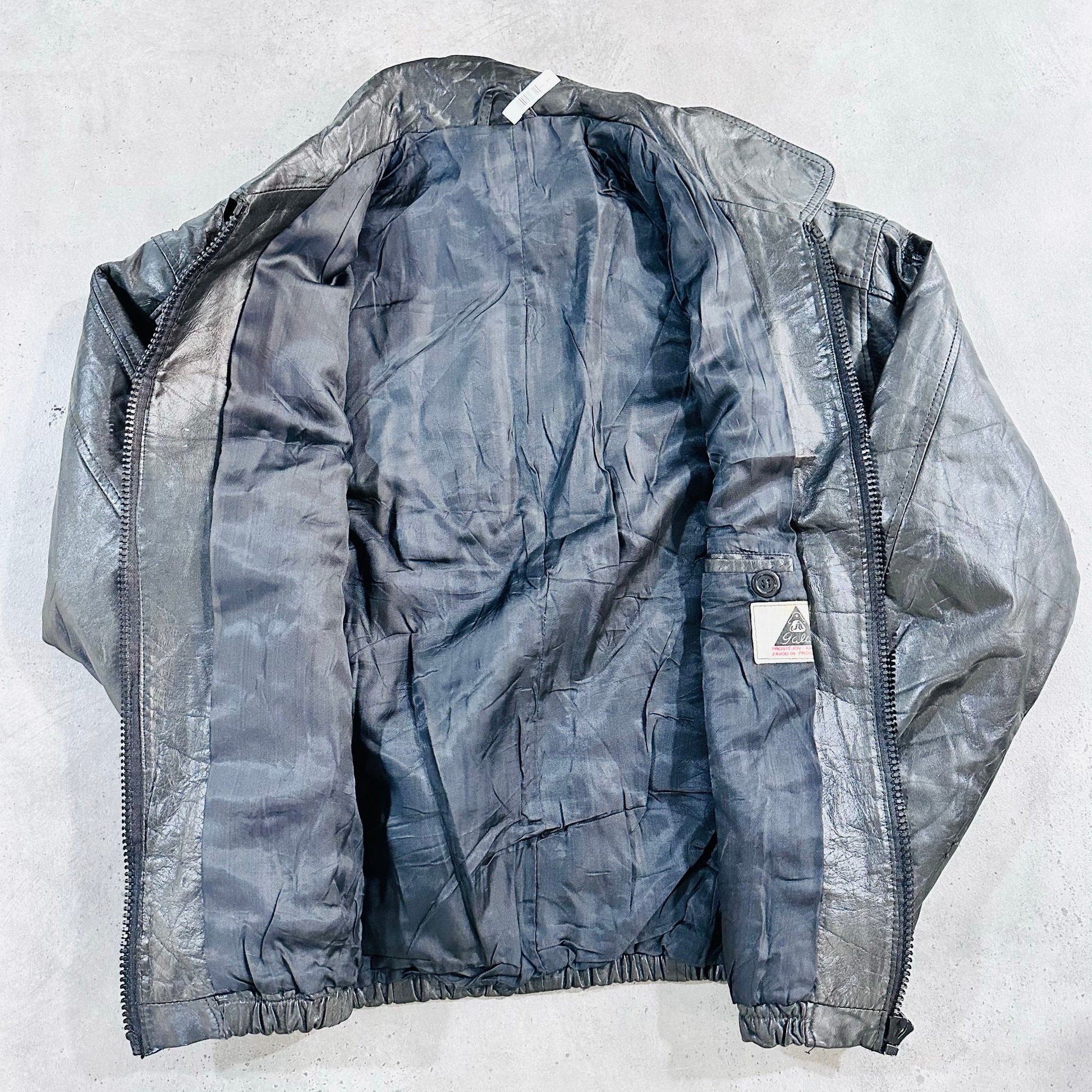 Vintage 70s-90s Czechoslovakia Retro Leather Jackets