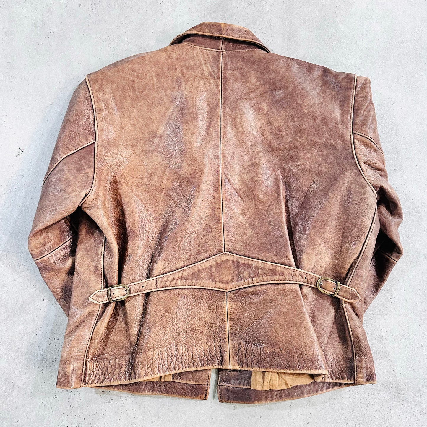 Vintage Italy Retro Leather Jackets