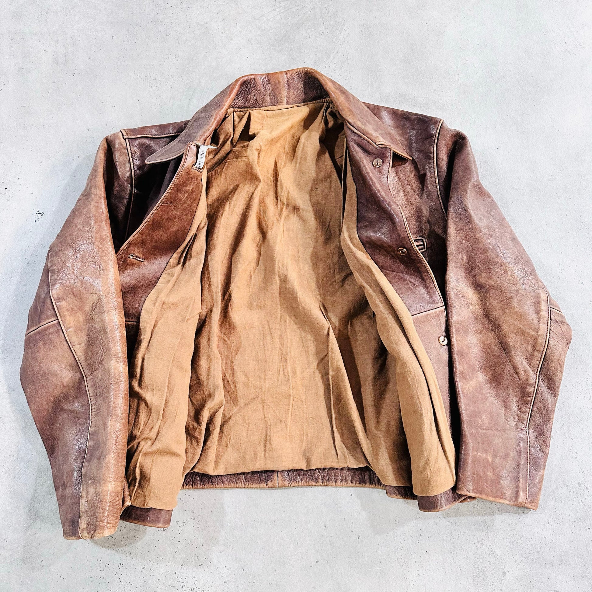 Vintage Italy Retro Leather Jackets