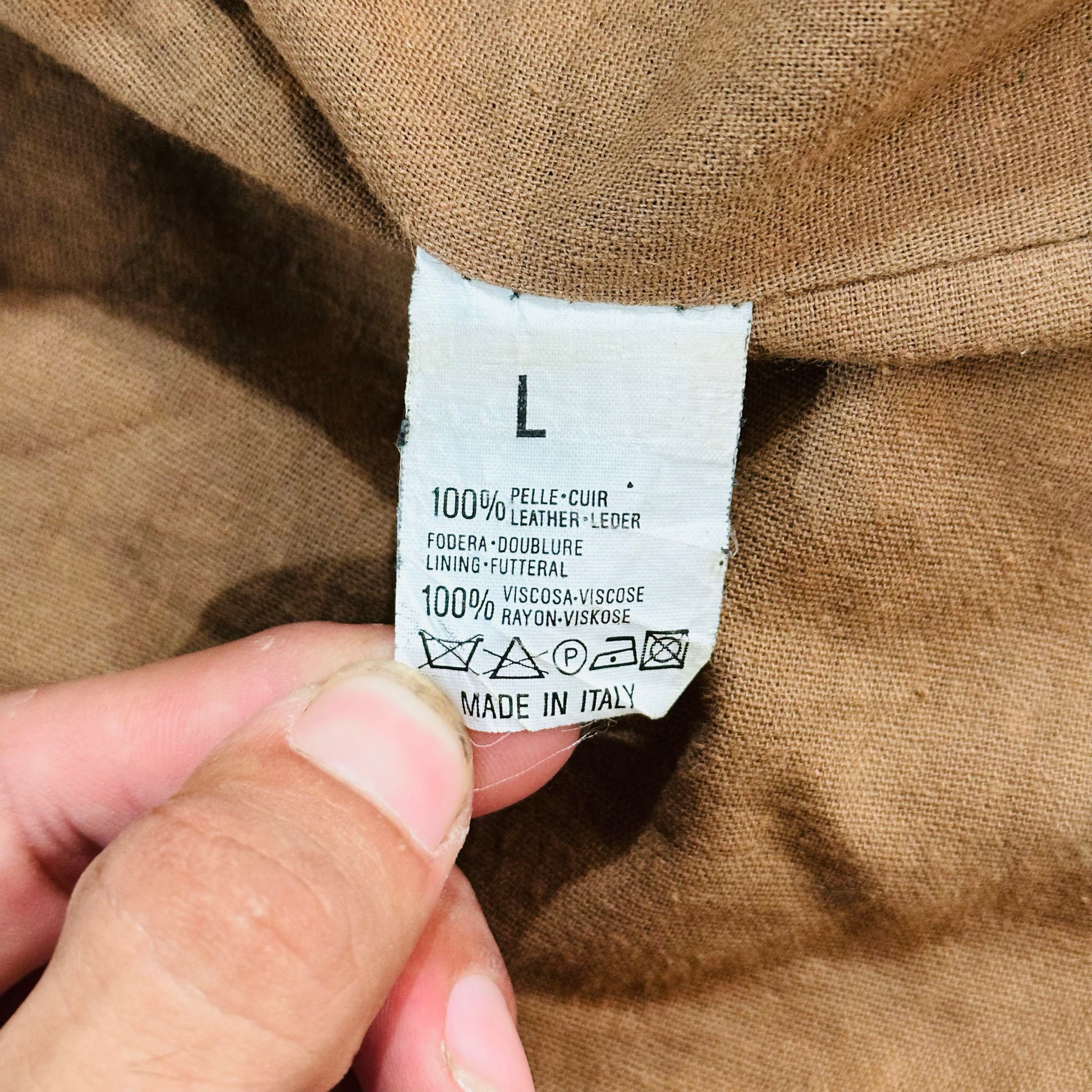 Vintage Italy Retro Leather Jackets