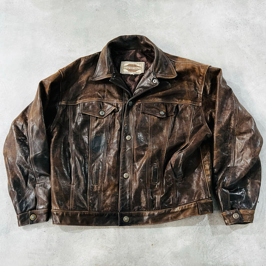Vintage 70s-90s France Retro Leather Jackets