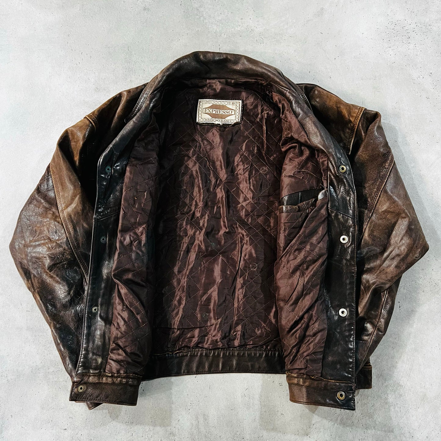 Vintage 70s-90s France Retro Leather Jackets