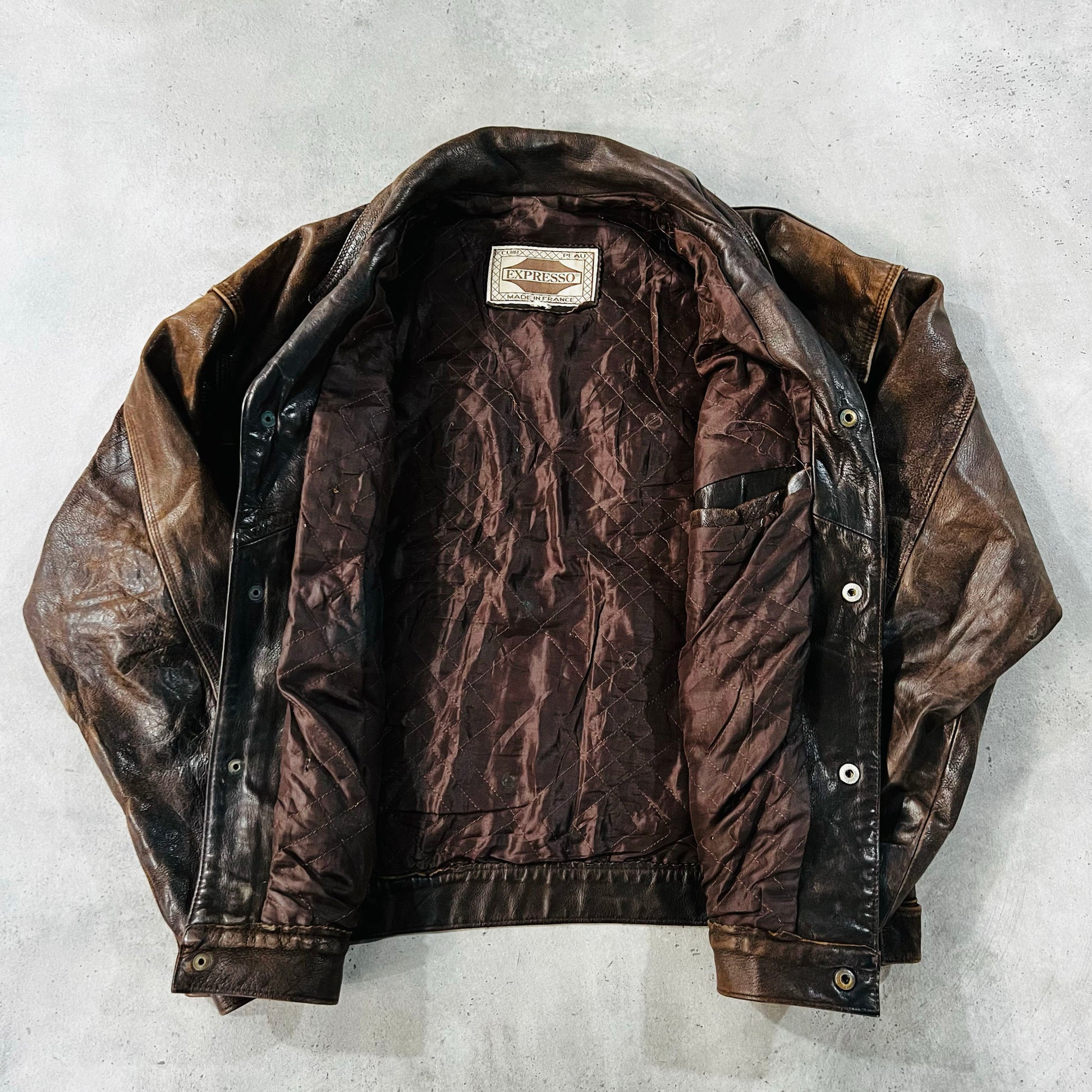Vintage 70s-90s France Retro Leather Jackets