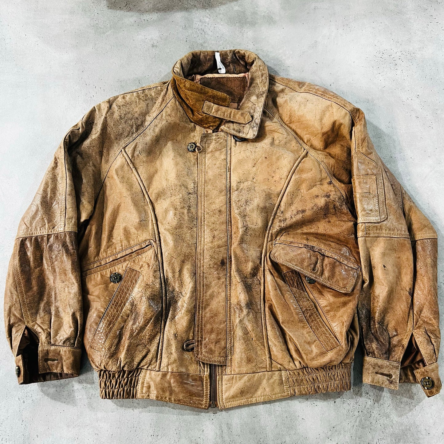 Vintage 70s-90s Germany Retro Flight Leather Jackets