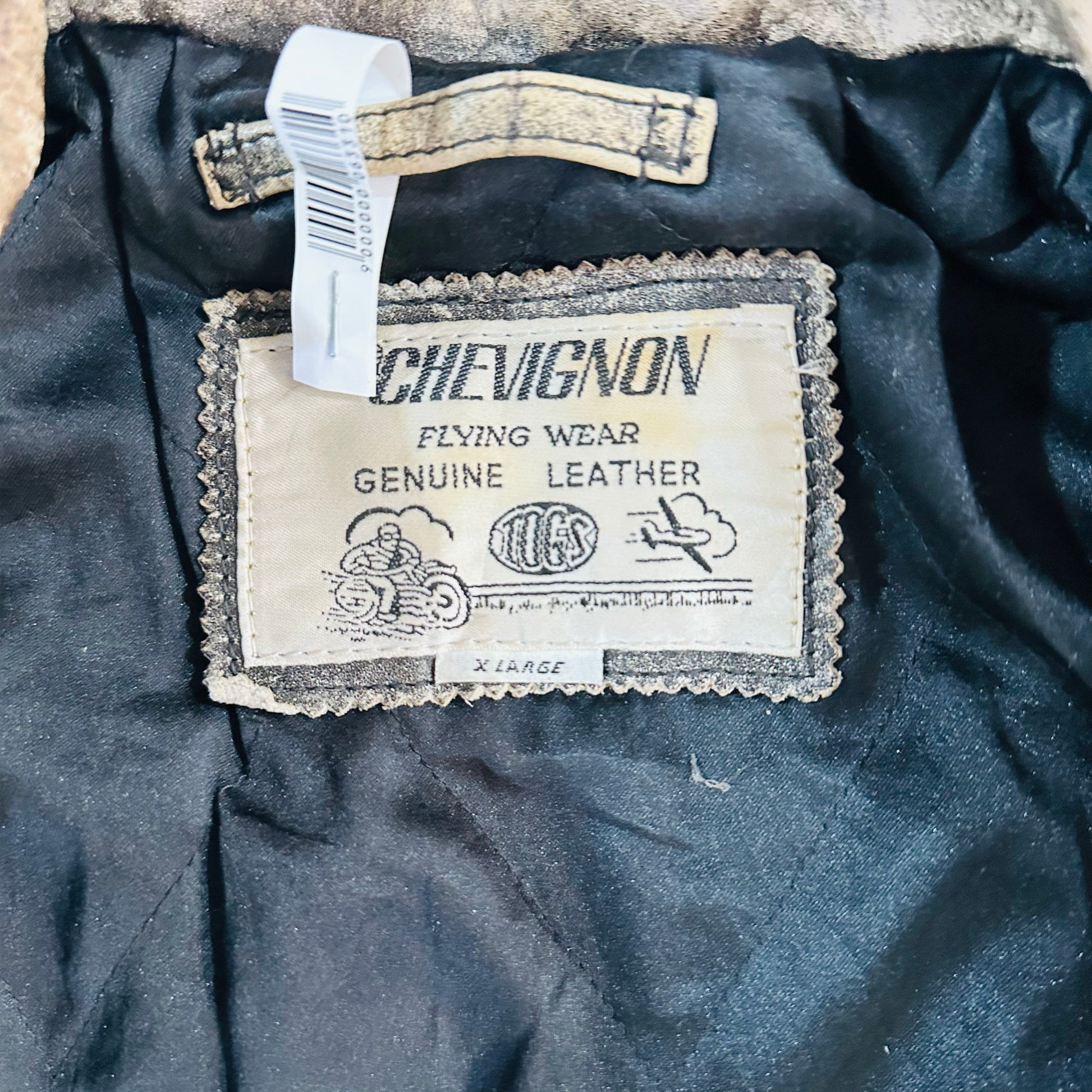 Vintage 70s-90s Chevignon Retro Flight Leather Jackets