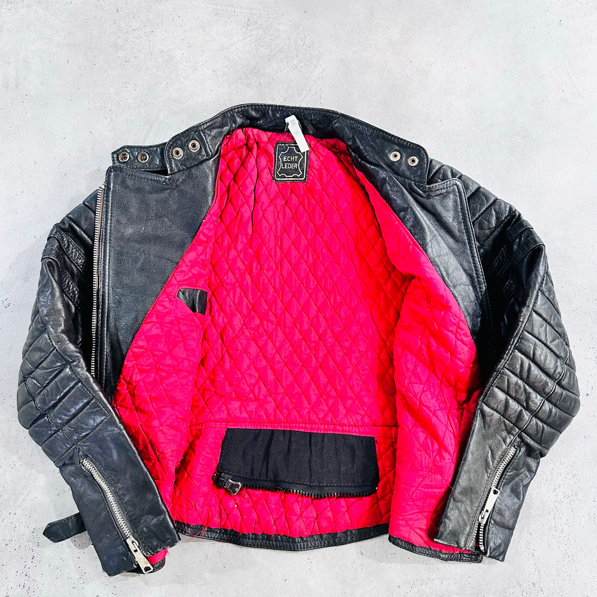 Vintage Germany Retro Double Rider Leather Jackets