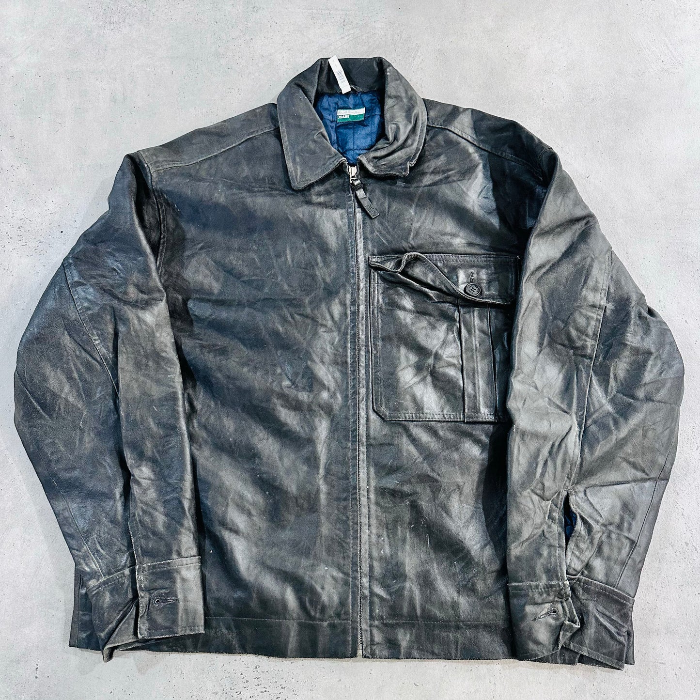 Vintage England Grenfell Pre-owned Luxury Leather Jackets