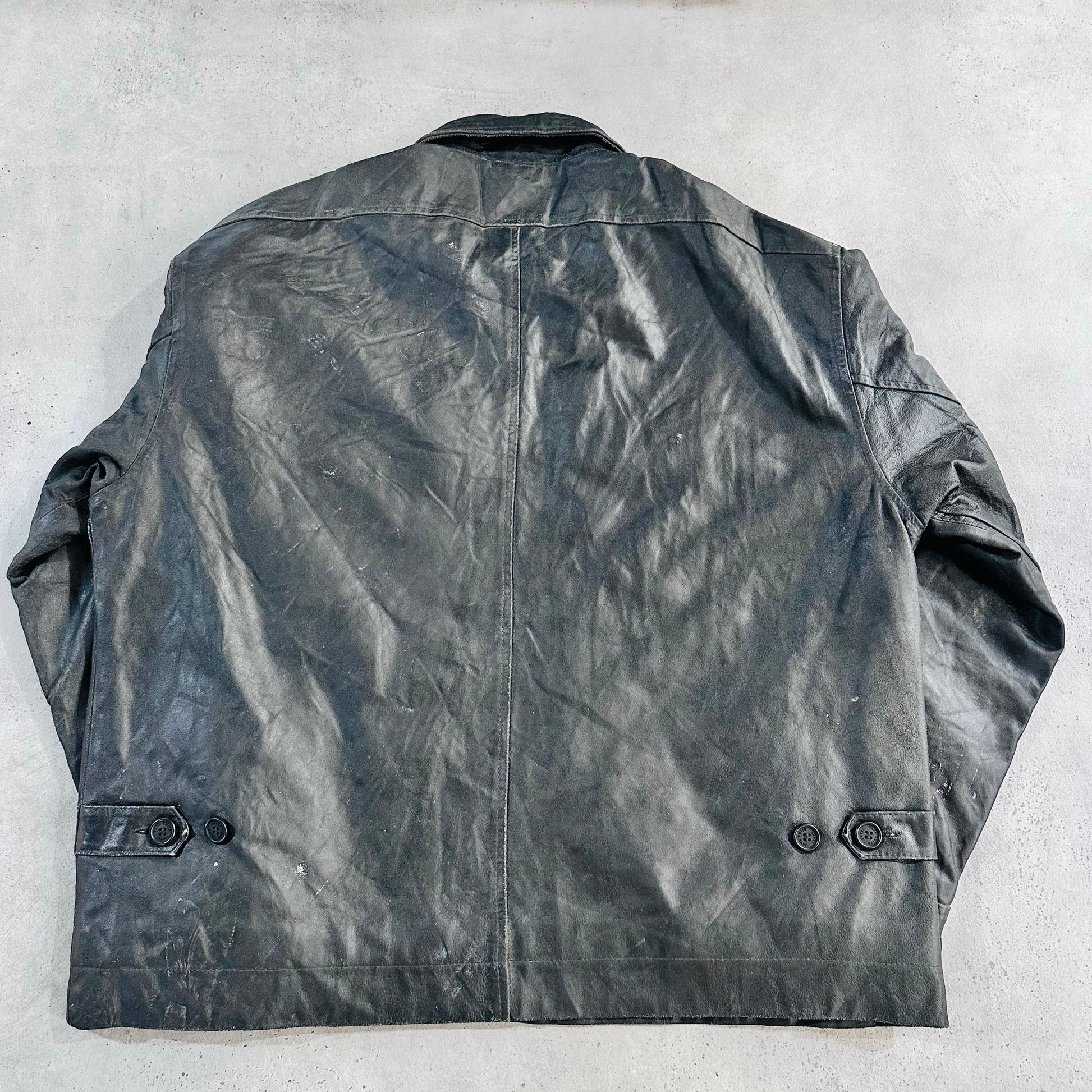 Vintage England Grenfell Pre-owned Luxury Leather Jackets