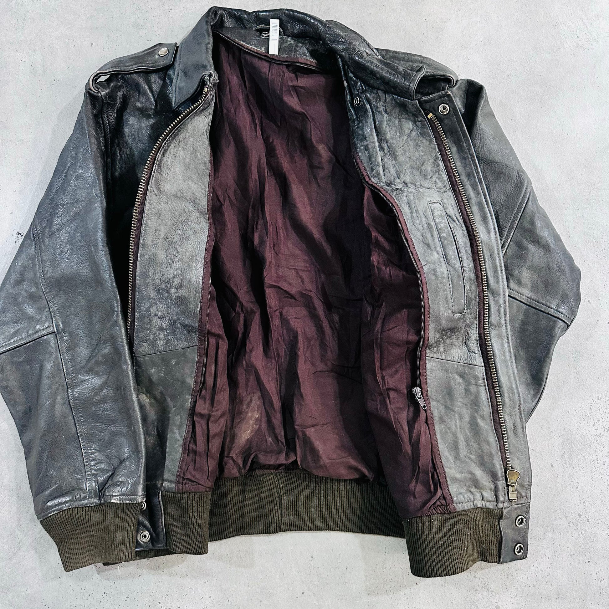 Vintage 70s-90s France Military Flight Leather Jackets