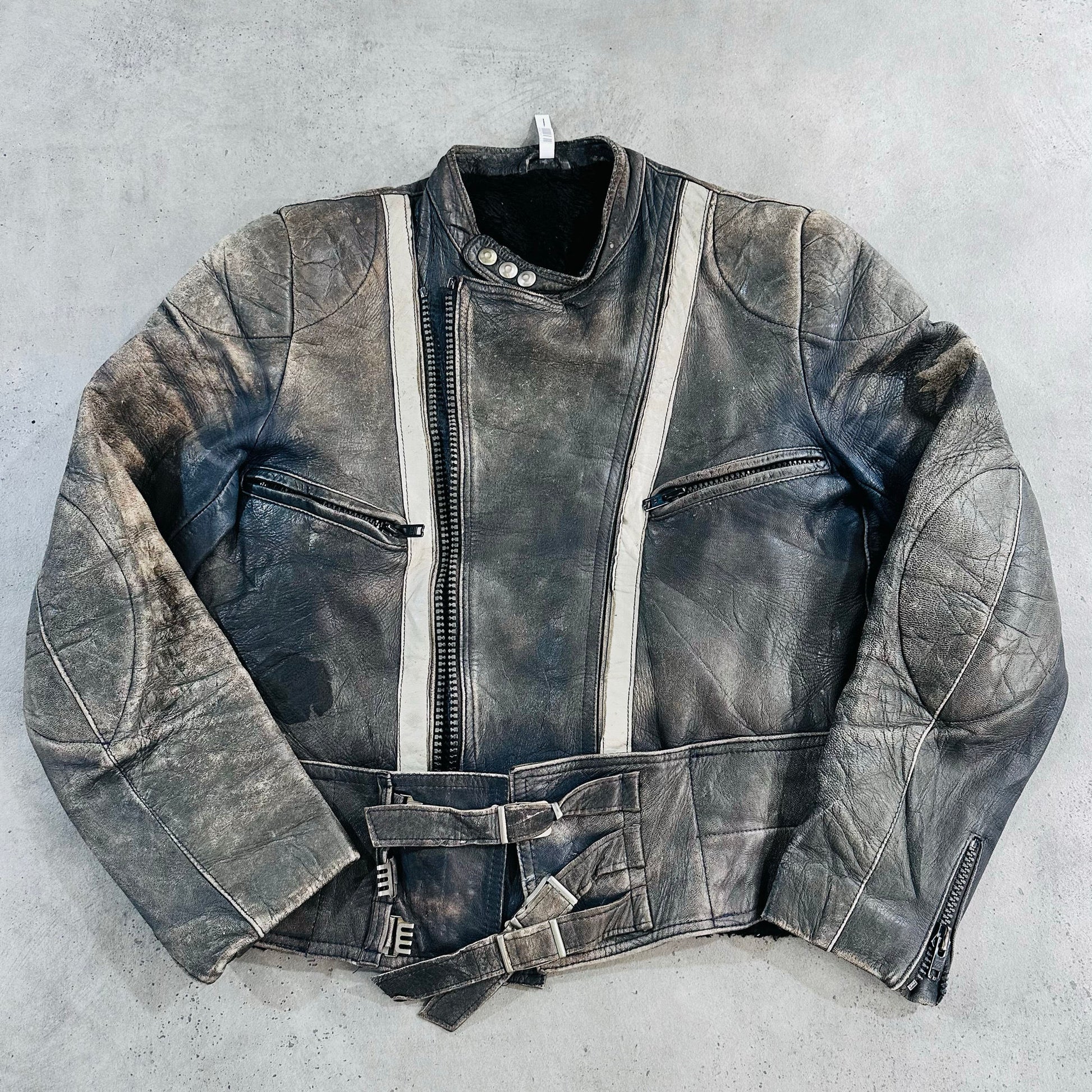 Vintage 70s-90s Retro Double Rider Leather Jackets