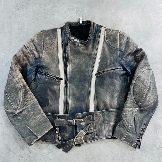Vintage 70s-90s Retro Double Rider Leather Jackets