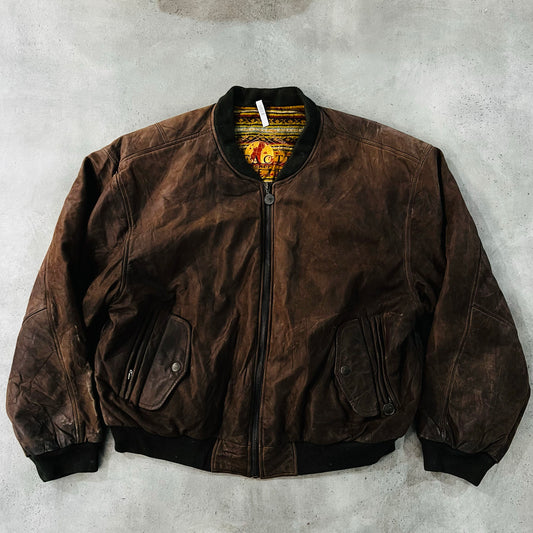 Vintage 70s-90s Retro Flight Leather Jackets
