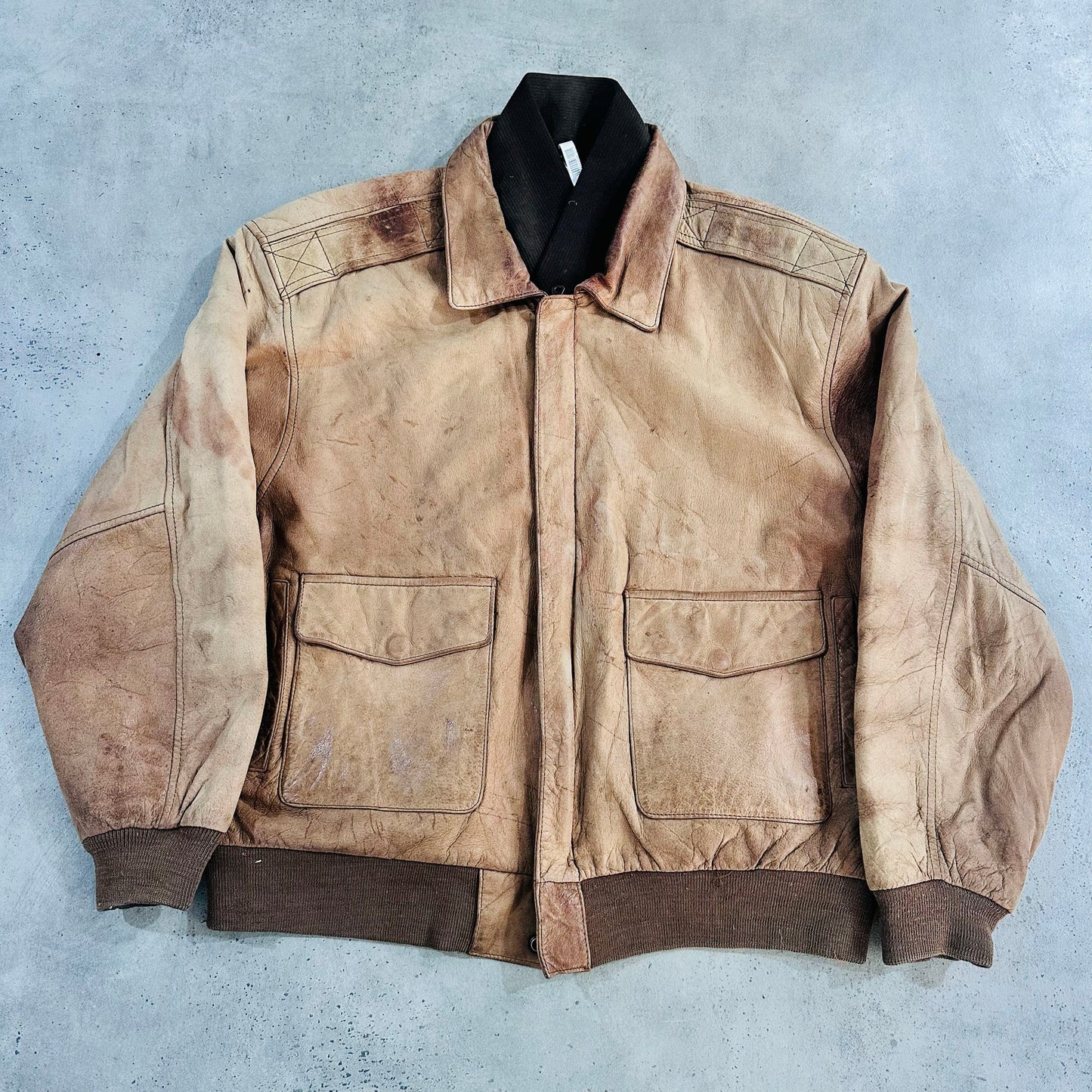 Vintage 70s-90s Military Flight Leather Jackets