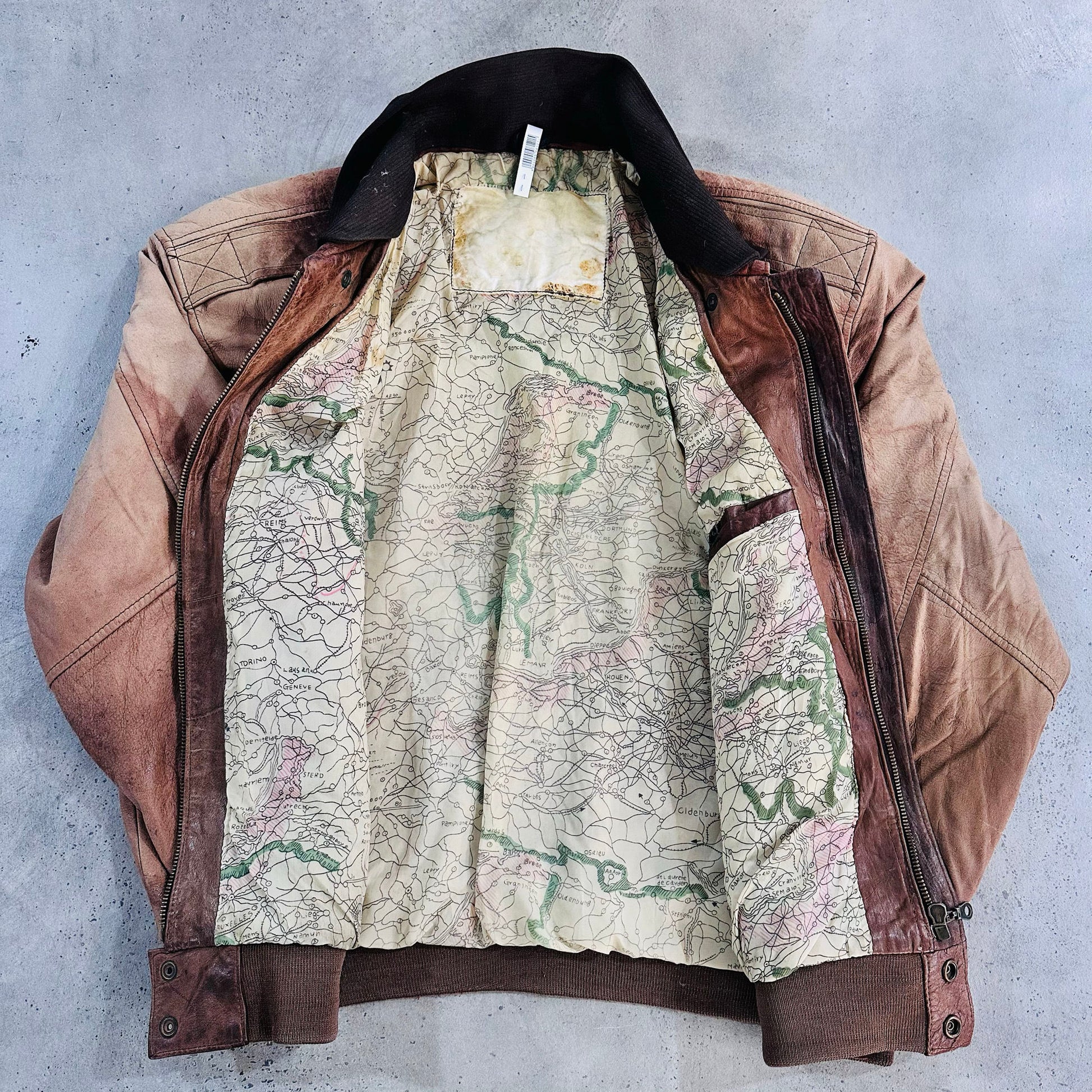 Vintage 70s-90s Military Flight Leather Jackets