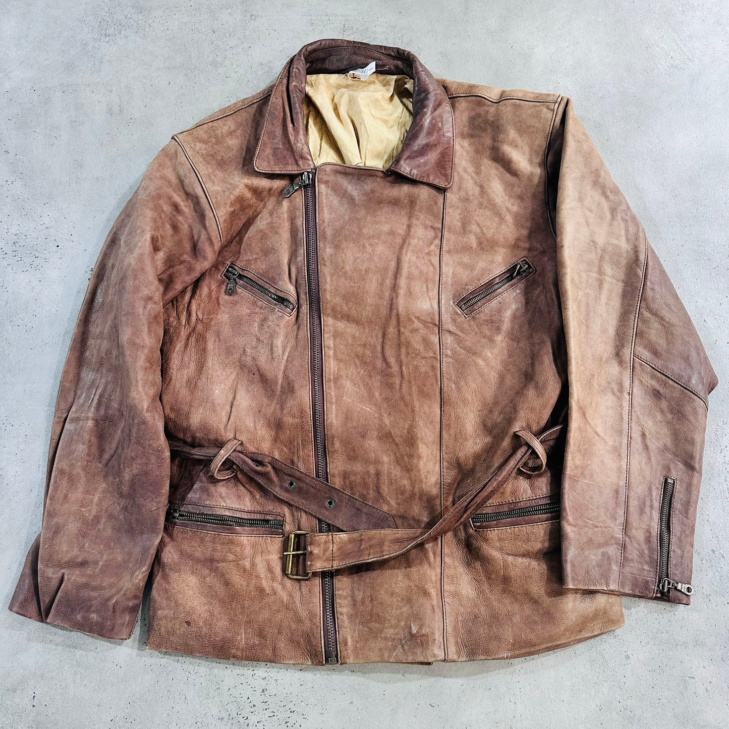 Vintage Retro Double Rider Leather Jackets