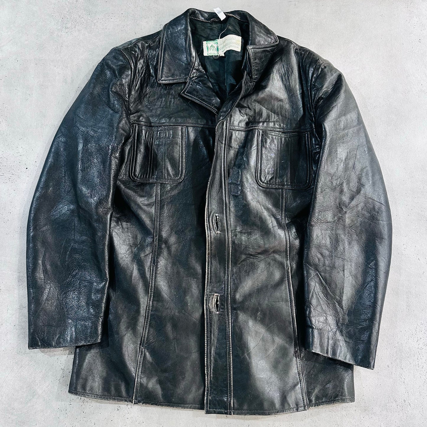 Vintage 70s-90s Retro Mid-Length Leather Jackets