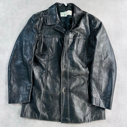 Vintage 70s-90s Retro Mid-Length Leather Jackets