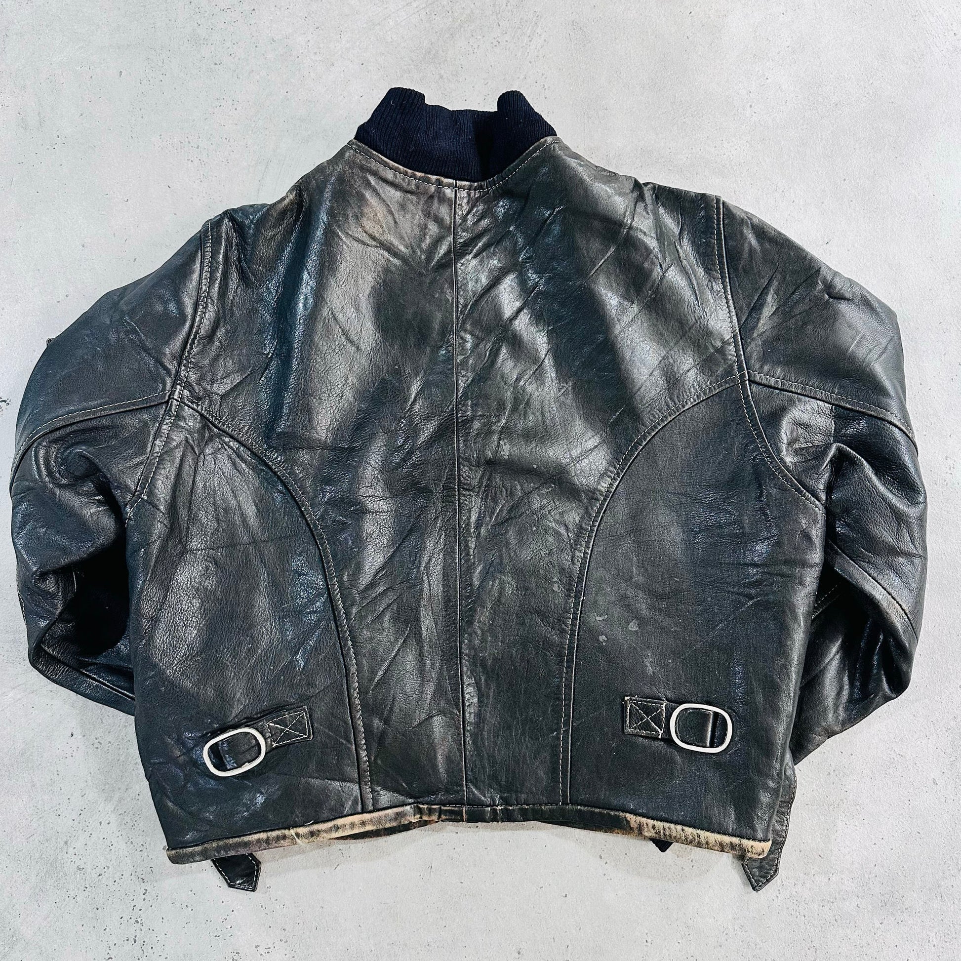 Vintage 70s-90s France Retro Flight Leather Jackets