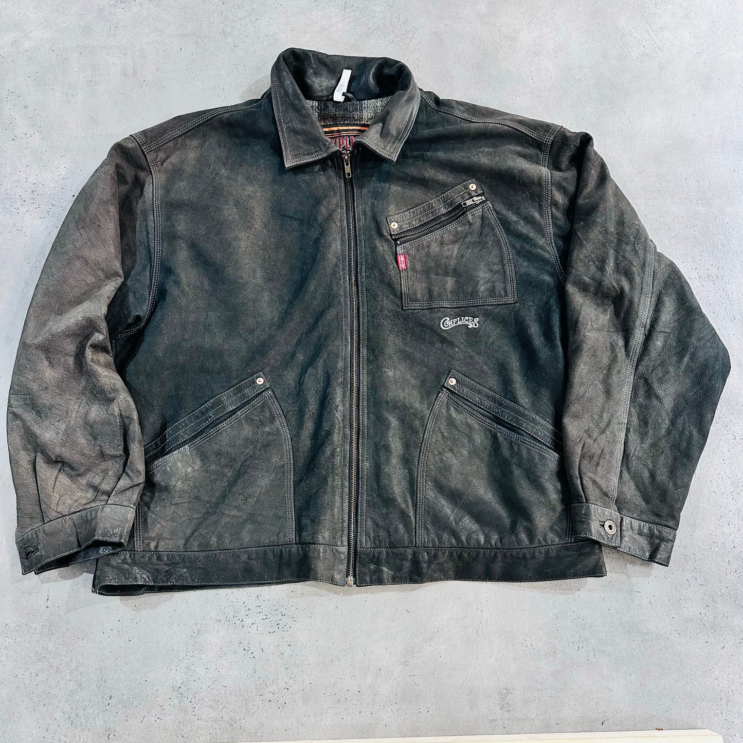 Vintage 70s-90s France Retro Leather Jackets