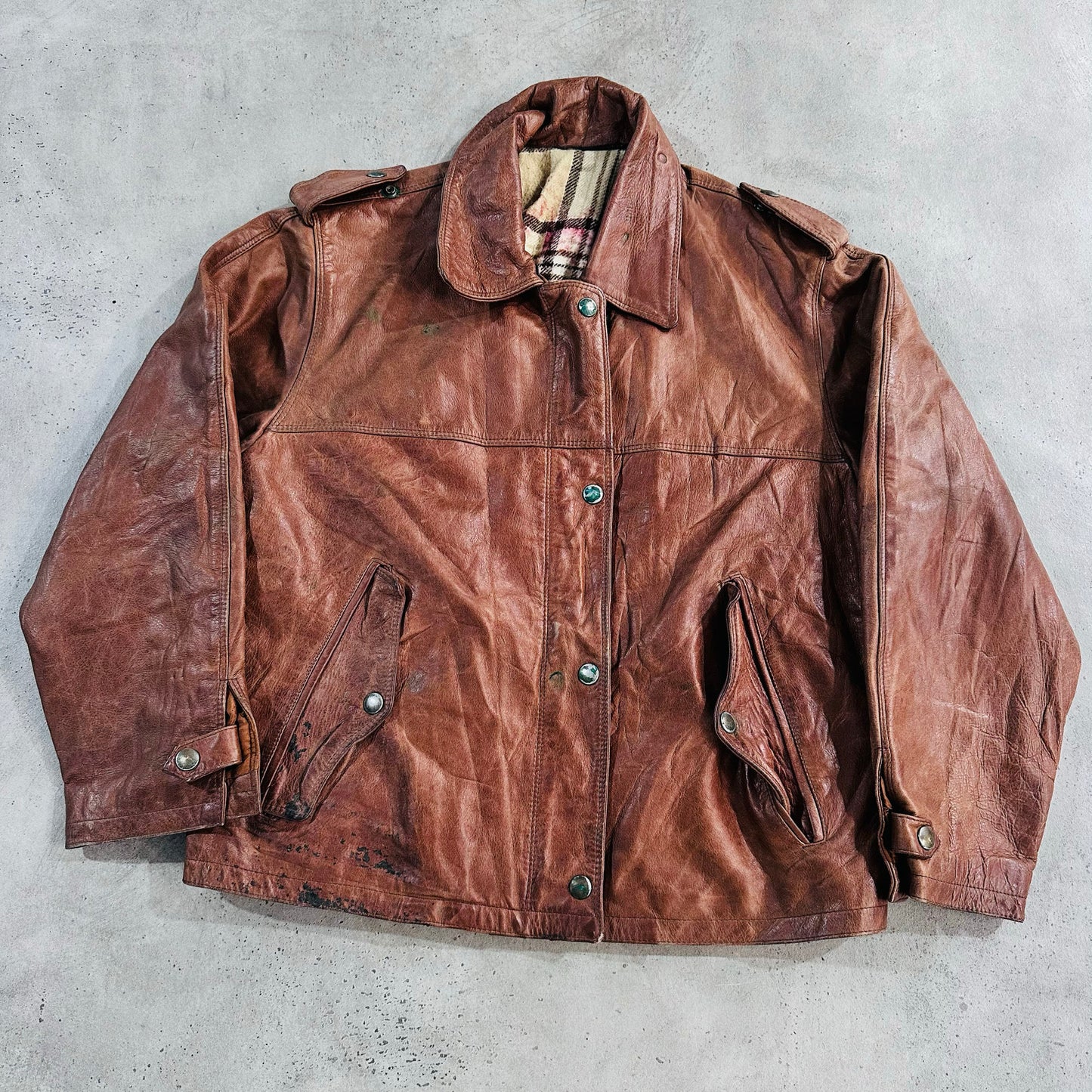 Vintage 70s-90s Italy Retro Leather Jackets