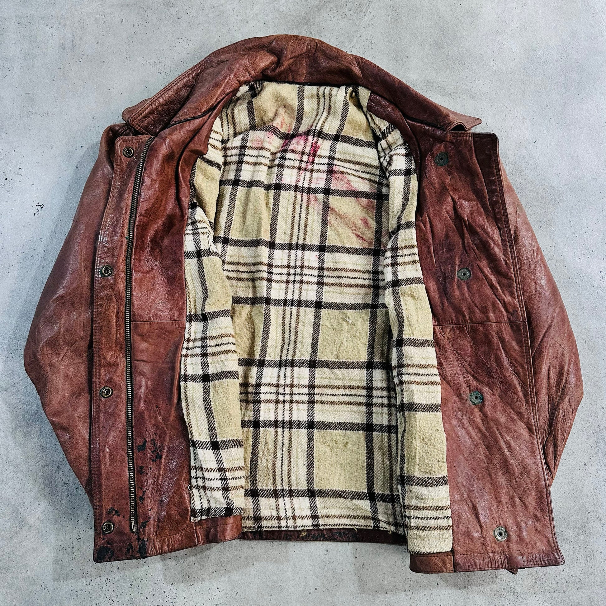 Vintage 70s-90s Italy Retro Leather Jackets