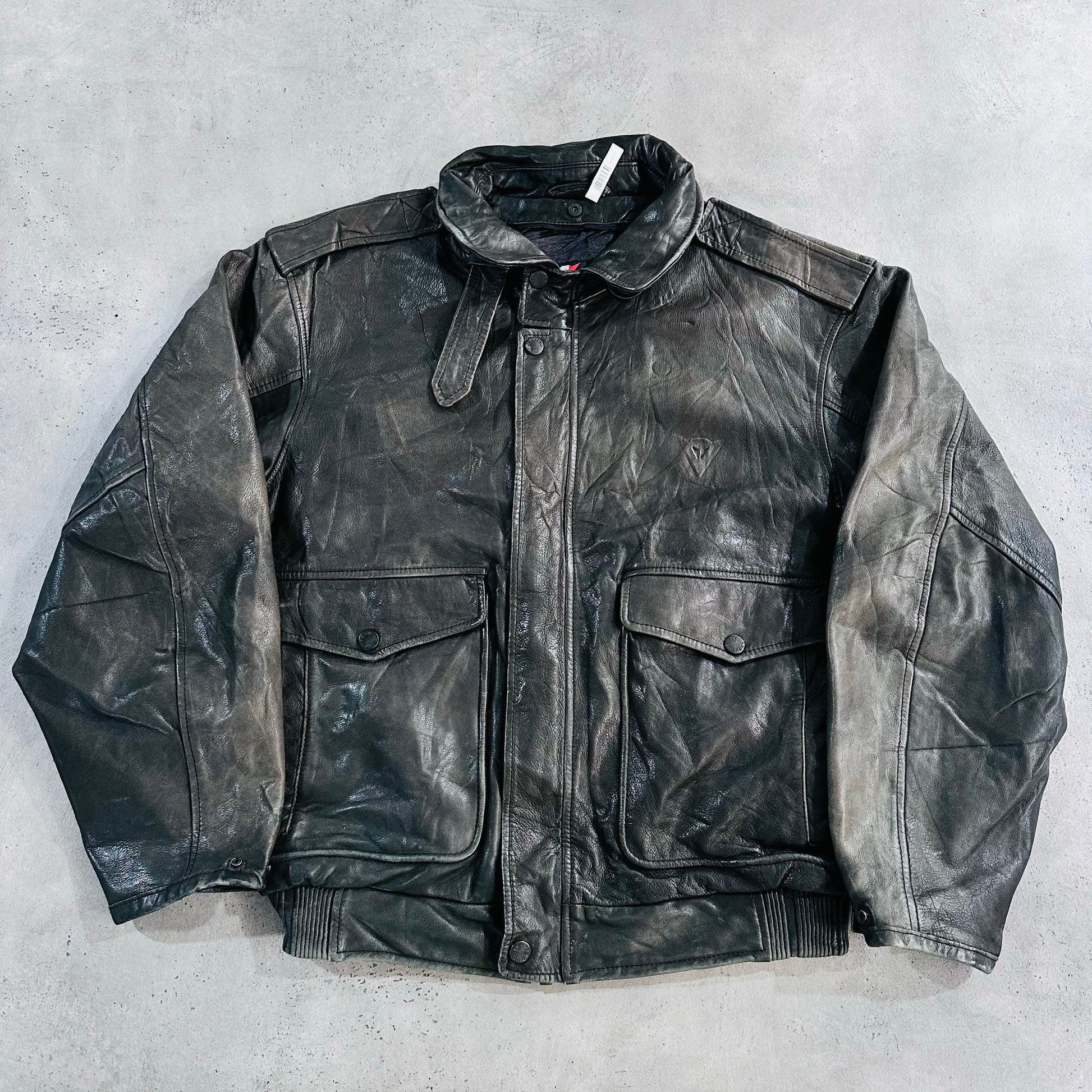 Vintage 70s-90s Italy Dainese Sportswear Motorcycle Leather Jackets
