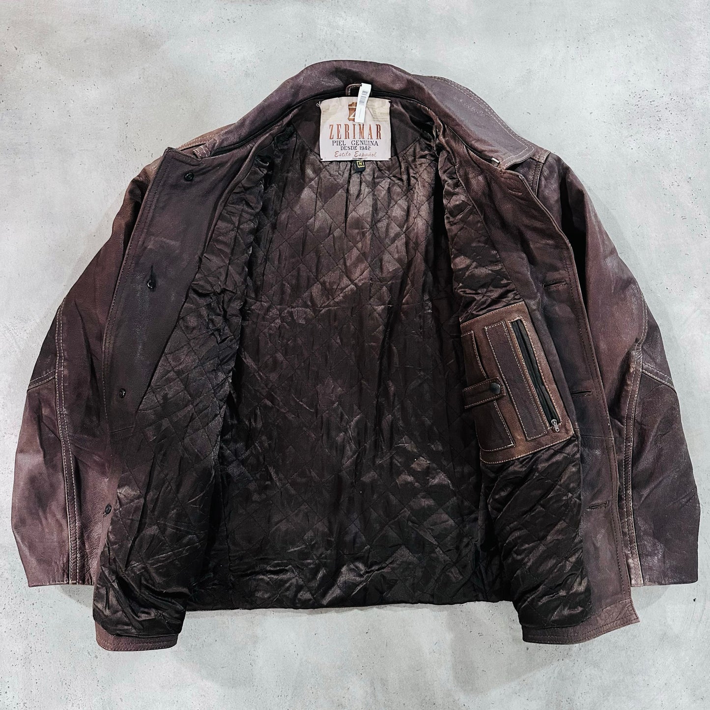 Vintage 70s-90s Spain Retro Leather Jackets