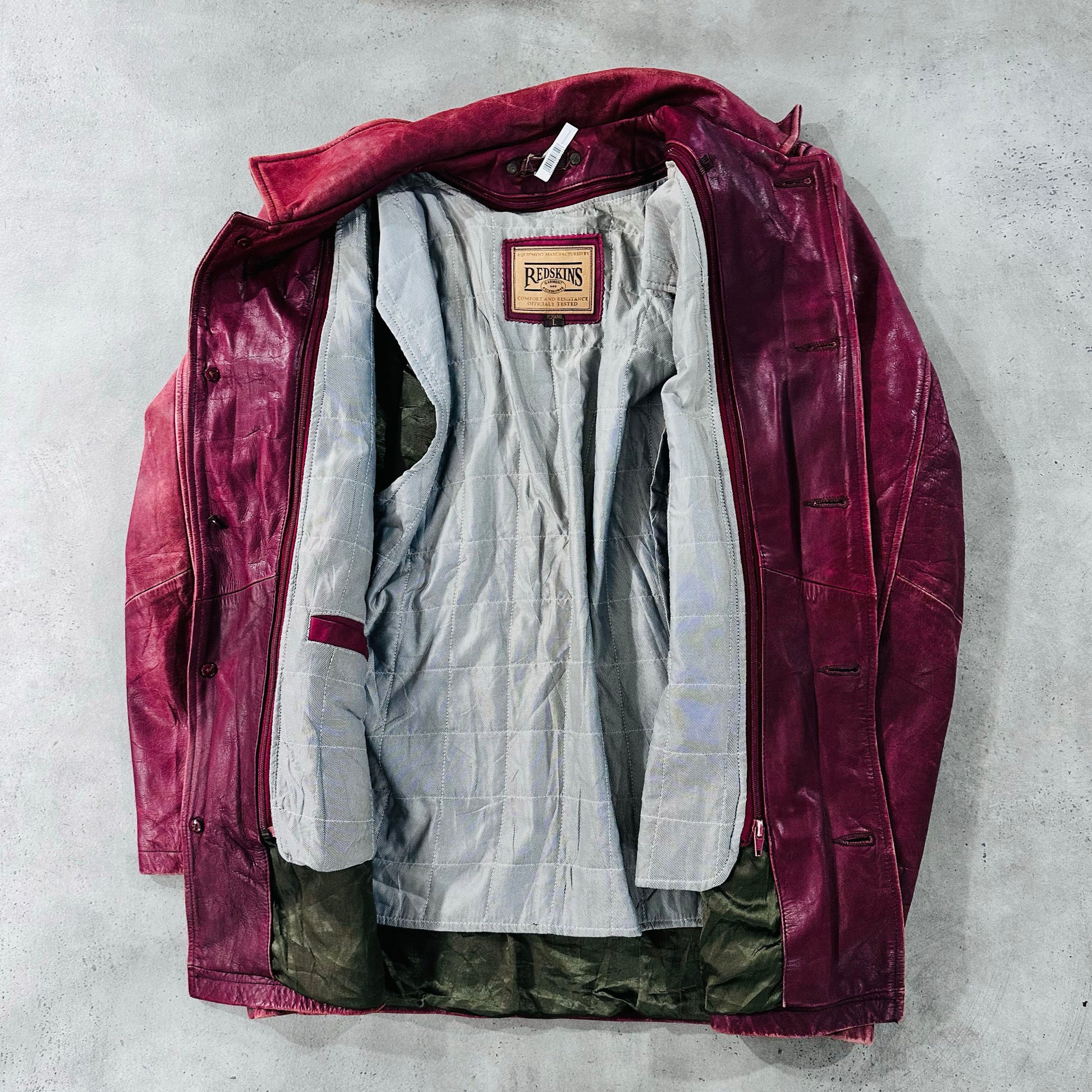 Vintage 70s-90s France Redskins Retro Leather Jackets