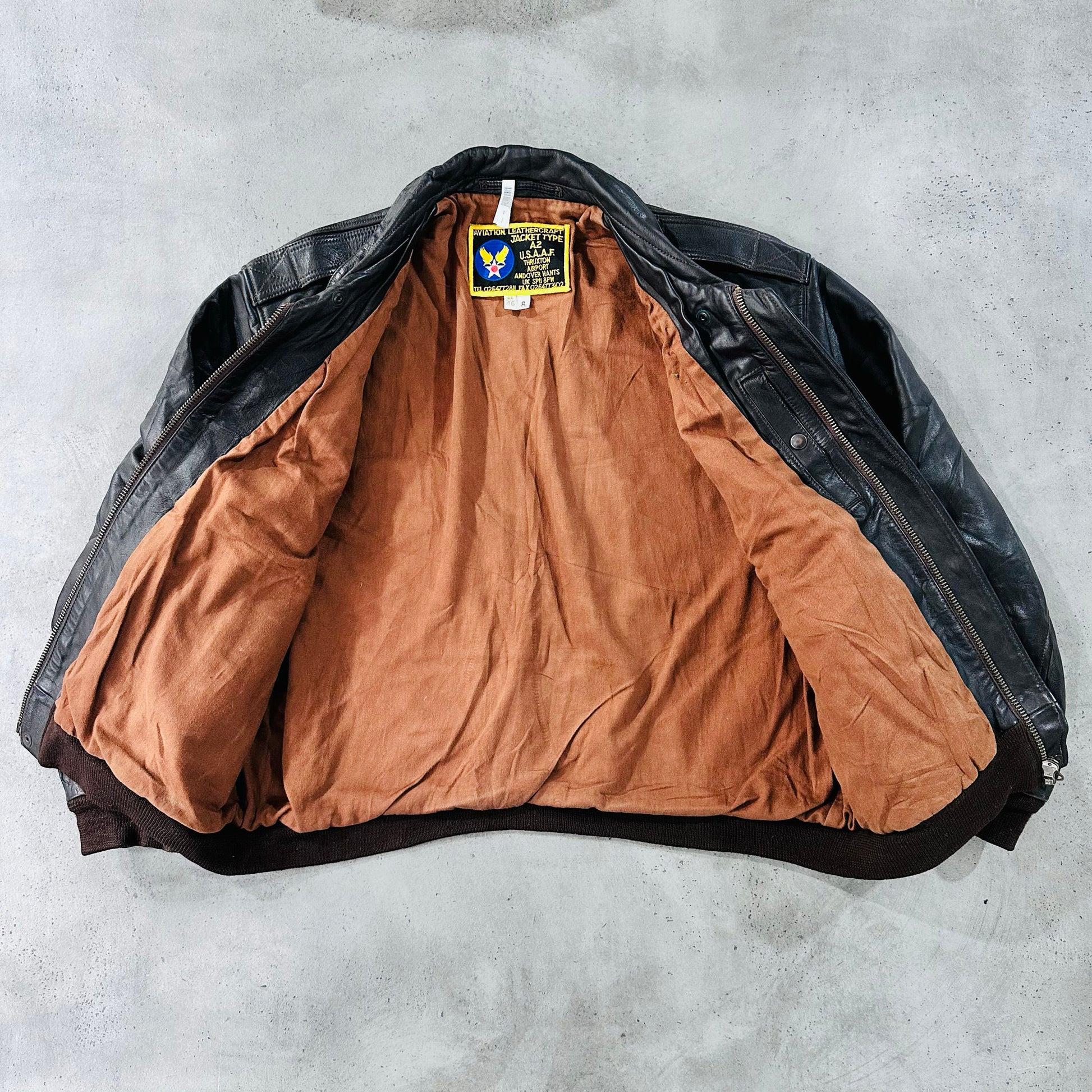 Vintage England Military A-2 Leather Jackets