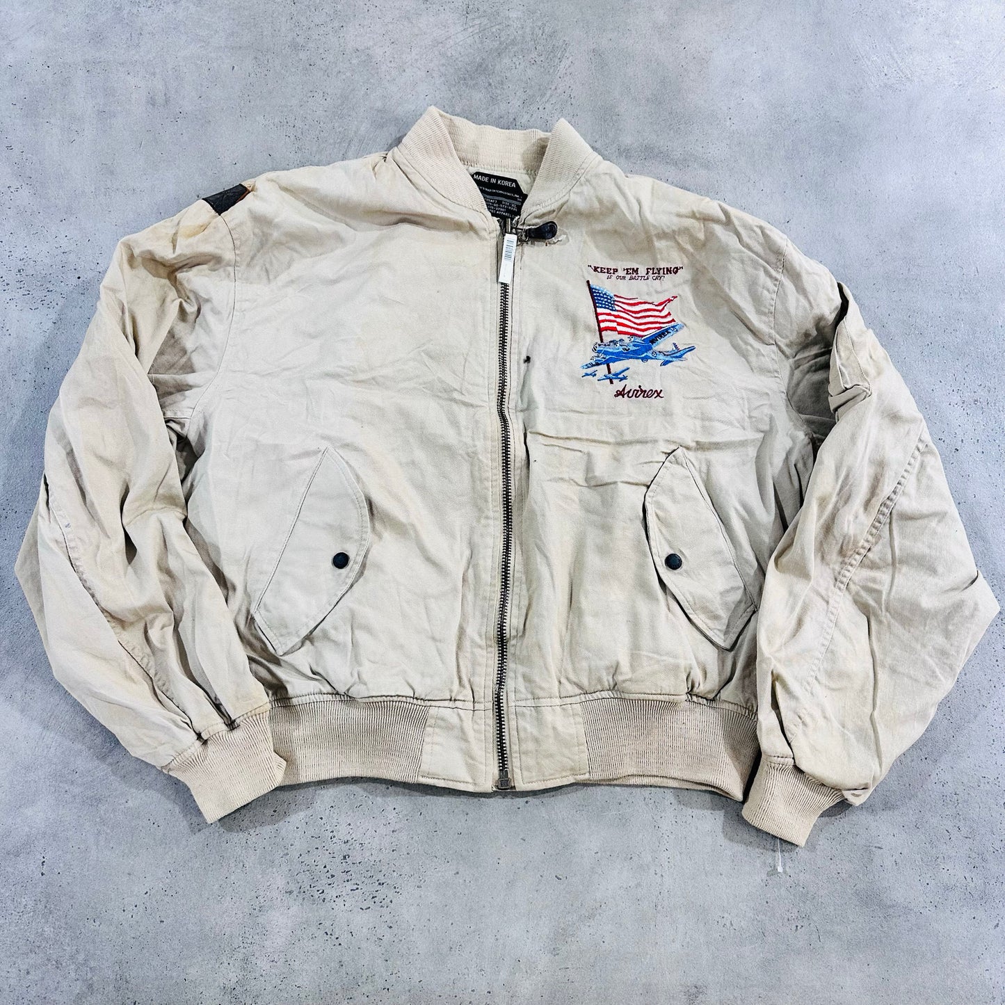 Vintage 70s-90s South Korea Avirex Military Flight Jackets