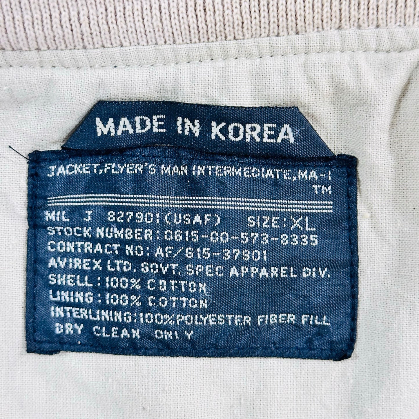 Vintage 70s-90s South Korea Avirex Military Flight Jackets