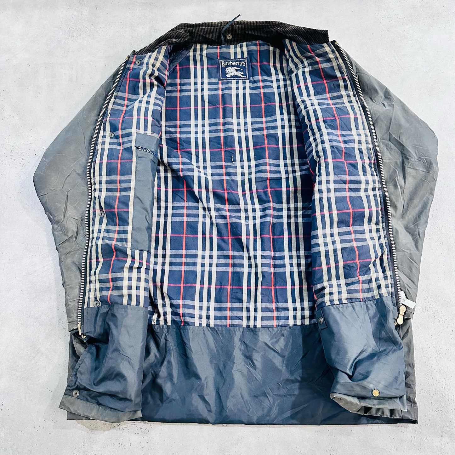 Vintage 70s-90s England Burberry Pre-owned Luxury Hunting Jackets
