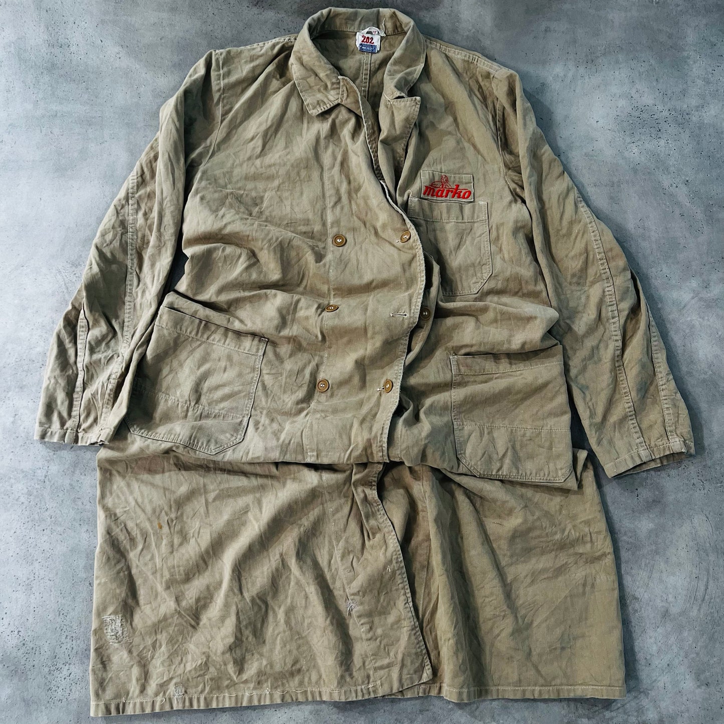 Vintage 70s-90s Germany Workwear Coats